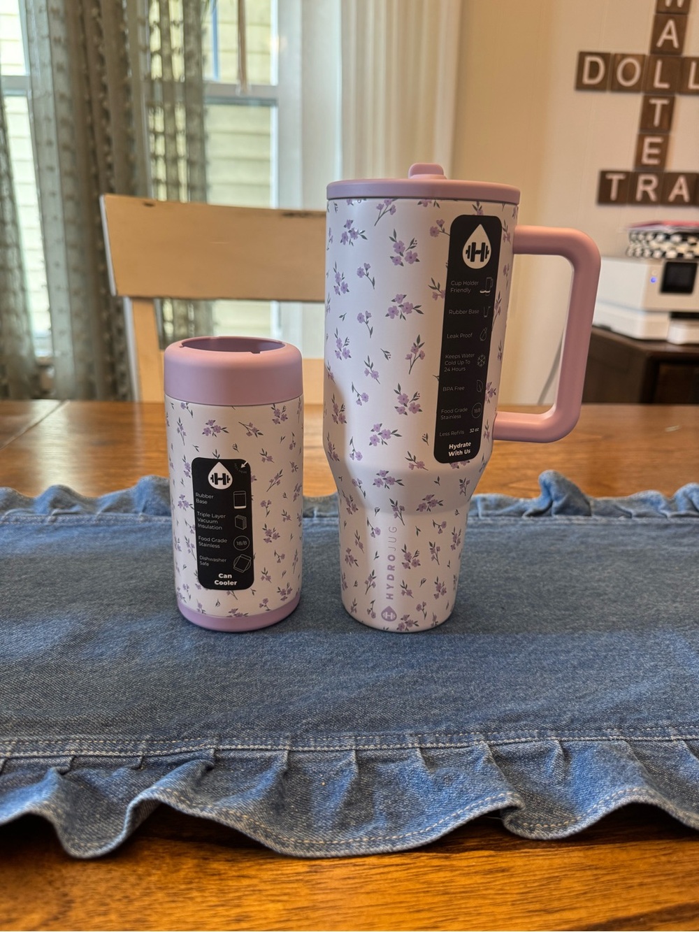 HydroJug Iris 32oz Traveler & 12oz Slim Can Cooler